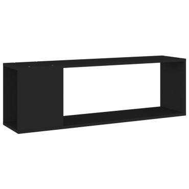 vidaXL Έπιπλο Τηλεόρασης Μαύρο 100 x 24 x 32 εκ. Επεξεργασμένο Ξύλο