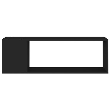 vidaXL Έπιπλο Τηλεόρασης Μαύρο 100x24x32cm Επεξεργασμένο Ξύλο