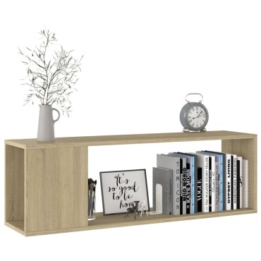 vidaXL Έπιπλο Τηλεόρασης Sonoma Δρυς 100x24x32cm Επεξεργ. Ξύλο