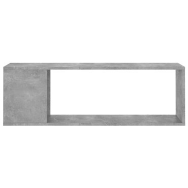 vidaXL Έπιπλο Τηλεόρασης Γκρι Σκυροδέματος 100x24x32cm Επεξ. Ξύλο