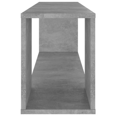 vidaXL Έπιπλο Τηλεόρασης Γκρι Σκυροδέματος 100x24x32cm Επεξ. Ξύλο