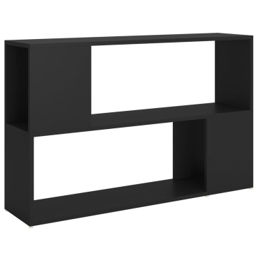 vidaXL Βιβλιοθήκη Μαύρη 100x24x63cm από Επεξεργασμένο Ξύλο 1 τεμ.