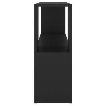vidaXL Βιβλιοθήκη Μαύρη 100x24x63cm από Επεξεργασμένο Ξύλο 1 τεμ.