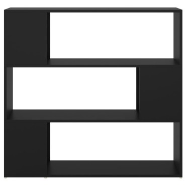 vidaXL Βιβλιοθήκη/Διαχωριστικό Χώρου Μαύρο 100x24x94cm 1 τεμ.