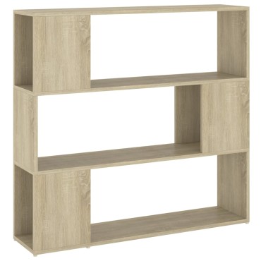 vidaXL Βιβλιοθήκη/Διαχωριστικό Χώρου Sonoma Δρυς 100x24x94cm 1 τεμ.