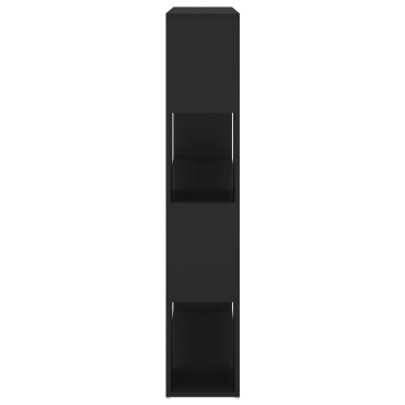 vidaXL Βιβλιοθήκη/Διαχωριστικό Χώρου Μαύρο 100x24x124cm 1 τεμ.