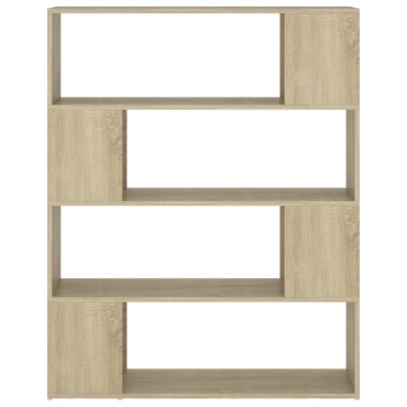 vidaXL Βιβλιοθήκη/Διαχωριστικό Χώρου Sonoma Δρυς 100x24x124cm 1 τεμ.