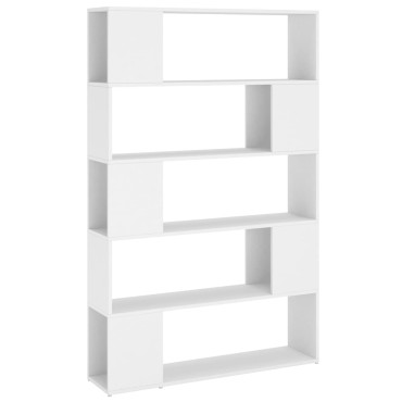 vidaXL Βιβλιοθήκη/Διαχωριστικό Χώρου Λευκό 100x24x155cm Επεξ. Ξύλο 1 τεμ.
