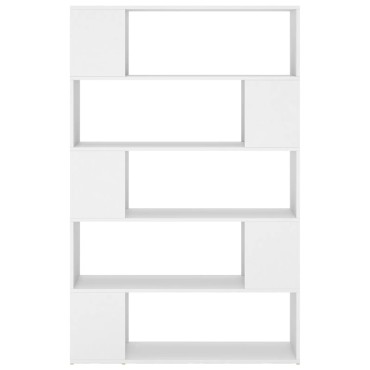 vidaXL Βιβλιοθήκη/Διαχωριστικό Χώρου Λευκό 100x24x155cm Επεξ. Ξύλο 1 τεμ.
