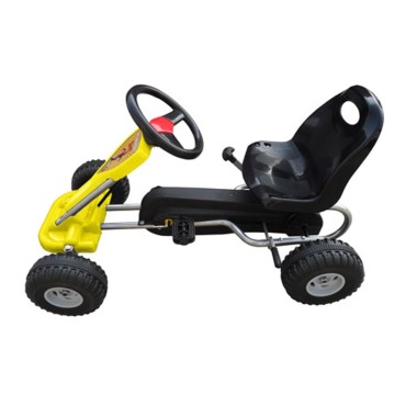 vidaXL Go Kart με Πετάλια Κίτρινο