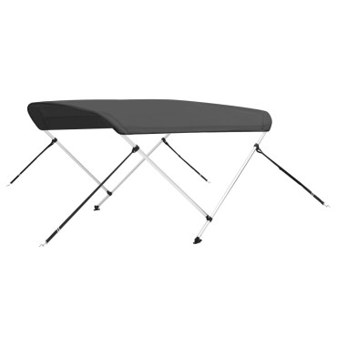 vidaXL Τέντα Σκάφους με 2 Αψίδες Ανθρακί 180x150x110 εκ.