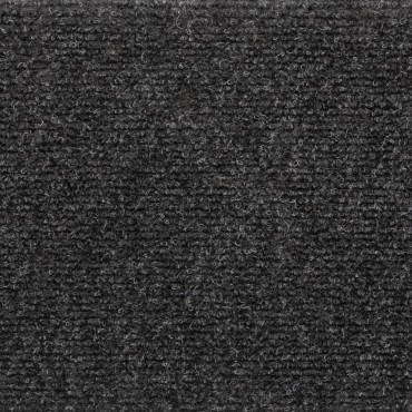 vidaXL Πατάκια Σκάλας 15 τεμ. Ανθρακί 65x21x4 εκ. Βελονιασμένο Ύφασμα