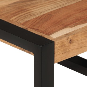 vidaXL Τραπεζάκια Ζιγκόν 3 τεμ. από Μασίφ Ξύλο 60x41x48cm