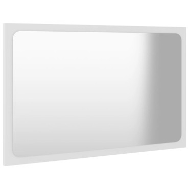 vidaXL Σετ Επίπλων Μπάνιου Λευκό από Επεξ. Ξύλο 60x38,5x46cm
