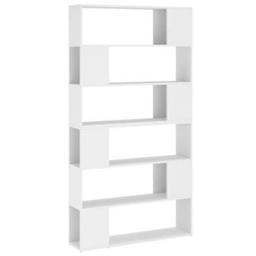 vidaXL Βιβλιοθήκη/Διαχωριστικό Χώρου Λευκό 100x24x188cm 1 τεμ.