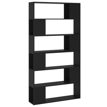 vidaXL Βιβλιοθήκη/Διαχωριστικό Χώρου Μαύρο 100x24x188cm 1 τεμ.