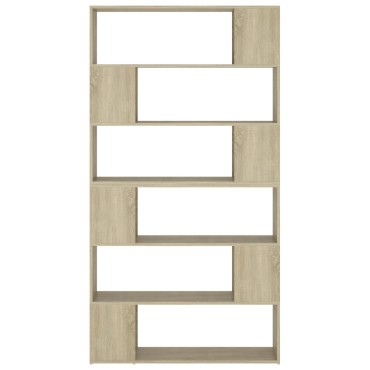 vidaXL Βιβλιοθήκη/Διαχωριστικό Χώρου Sonoma Δρυς 100x24x188cm 1 τεμ.