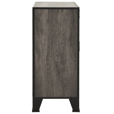 vidaXL Ντουλάπια Αποθήκευσης 2 τεμ. Γκρι 72x36x82cm Μέταλλο/MDF