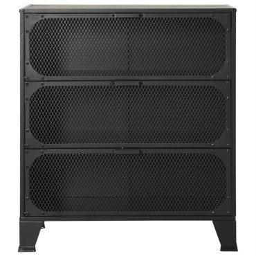 vidaXL Ντουλάπια Αποθήκευσης 2 τεμ. Γκρι 72x36x82cm Μέταλλο/MDF