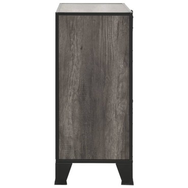 vidaXL Ντουλάπια Αποθήκευσης 2 τεμ. Γκρι 72x36x82cm Μέταλλο/MDF