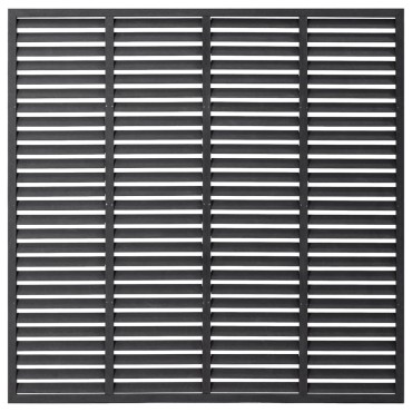 vidaXL Πάνελ Περίφραξης με Περσίδες Γκρι 180x180cm από WPC