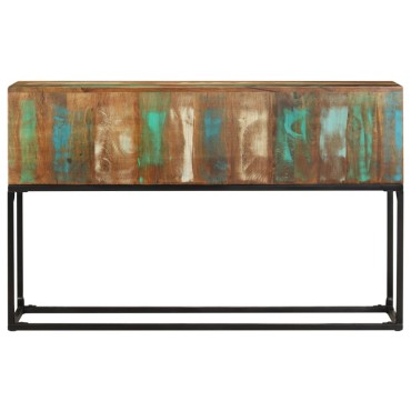 vidaXL Τραπέζι Κονσόλα 120x30x75cm από Μασίφ Ανακυκλωμένο Ξύλο 1 τεμ.