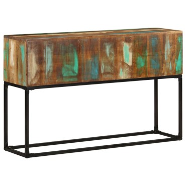 vidaXL Τραπέζι Κονσόλα 120x30x75cm από Μασίφ Ανακυκλωμένο Ξύλο 1 τεμ.