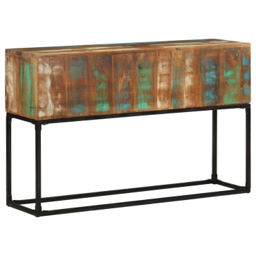 vidaXL Τραπέζι Κονσόλα 120x30x75cm από Μασίφ Ανακυκλωμένο Ξύλο 1 τεμ.