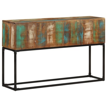 vidaXL Τραπέζι Κονσόλα 120x30x75cm από Μασίφ Ανακυκλωμένο Ξύλο 1 τεμ.