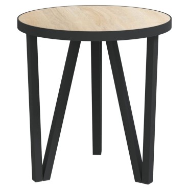 vidaXL Τραπεζάκι Sonoma Δρυς από MDF 35x34cm 1 τεμ.