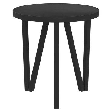 vidaXL Τραπεζάκι Μαύρο από MDF 35x34cm 1 τεμ.