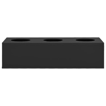 vidaXL Ανθοδοχείο Ανθρακί 90 x 40 x 23 εκ. Ατσάλινο