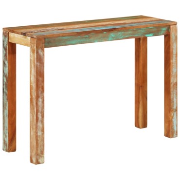vidaXL Κονσόλα Τραπέζι 110x35x76cm από Μασίφ Ανακυκλωμένο Ξύλο 1 τεμ.