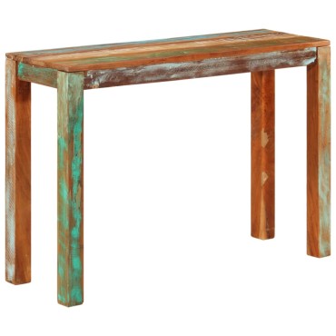 vidaXL Κονσόλα Τραπέζι 110x35x76cm από Μασίφ Ανακυκλωμένο Ξύλο 1 τεμ.