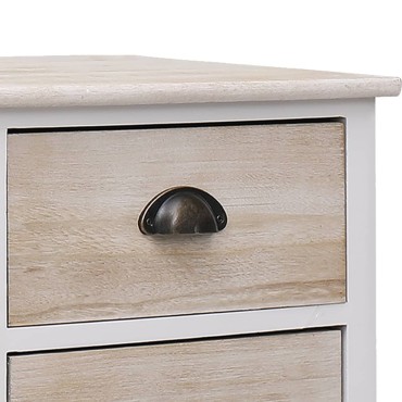 vidaXL Έπιπλο Τηλεόρασης 108x30x40cm από Μασίφ Ξύλο Παυλώνιας