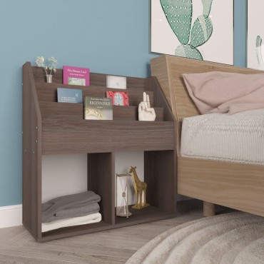 vidaXL Παιδική Ραφιέρα Περ. Γκρι/Sonoma Δρυς 71x30x78,5cm Επεξ. Ξύλο 1 τεμ.