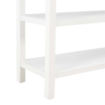 vidaXL Κονσόλα Λευκή 110x35x80cm από MDF 1 τεμ.