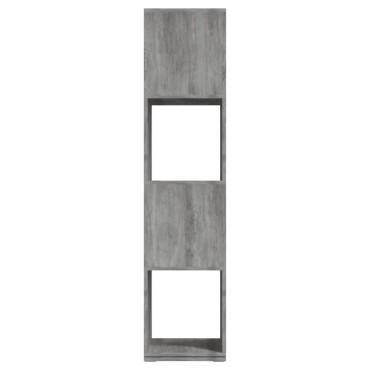 vidaXL Ντουλάπι Περιστρ. Γκρι Σκυρ. 34,5x34,5x75,5cm Επεξ. Ξύλο 1 τεμ.