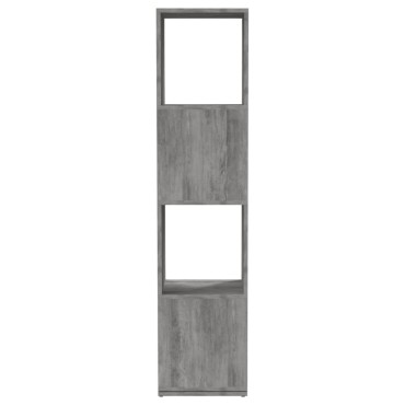 vidaXL Ντουλάπι Περιστρ. Γκρι Σκυρ. 34,5x34,5x75,5cm Επεξ. Ξύλο 1 τεμ.