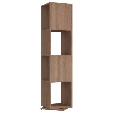 vidaXL Ντουλάπι Περιστρ. Sonoma Δρυς 34,5x34,5x75,5cm Επεξ. Ξύλο 1 τεμ.