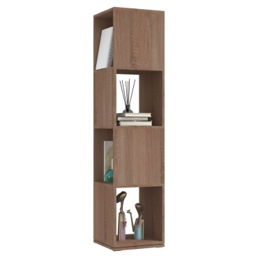 vidaXL Ντουλάπι Περιστρ. Sonoma Δρυς 34,5x34,5x75,5cm Επεξ. Ξύλο 1 τεμ.