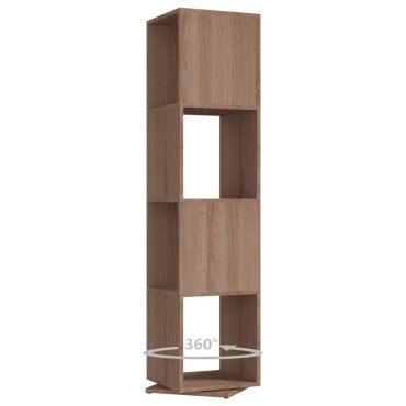 vidaXL Ντουλάπι Περιστρ. Sonoma Δρυς 34,5x34,5x75,5cm Επεξ. Ξύλο 1 τεμ.