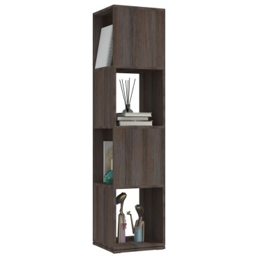 vidaXL Ντουλάπι Περιστ. Γκρι/Sonoma Δρυς 34,5x34,5x75,5cm Επεξ. Ξύλο 1 τεμ.