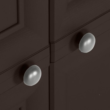 vidaXL Πλαστικό Ντουλάπι Καφέ 79x43x125cm με Σχέδιο Ξύλου 1 τεμ.