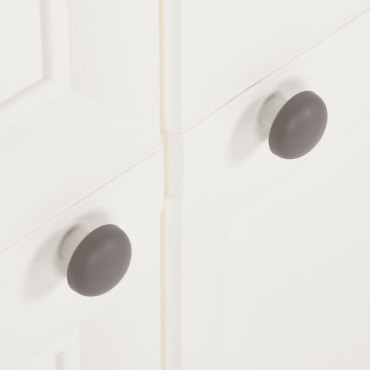 vidaXL Πλαστικό Ντουλάπι Angora Λευκό 79x43x85,5cm με Σχέδιο Ξύλου 1 τεμ.