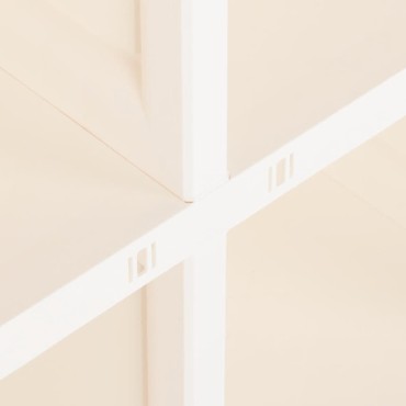 vidaXL Πλαστικό Ντουλάπι Angora Λευκό 79x43x85,5cm με Σχέδιο Ξύλου 1 τεμ.