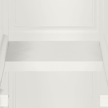 vidaXL Πλαστικό Ντουλάπι Angora Λευκό 40x43x164cm με Σχέδιο Ξύλου 1 τεμ.