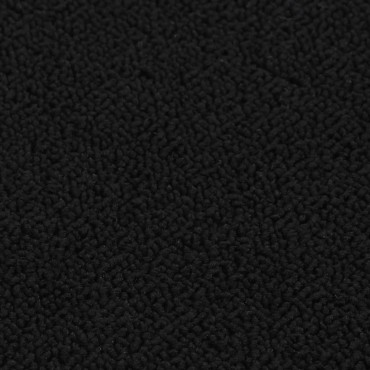 vidaXL Πατάκια Σκάλας Αντιολισθητικά Ορθογώνια 15 τεμ. Μαύρα 60x25 εκ.
