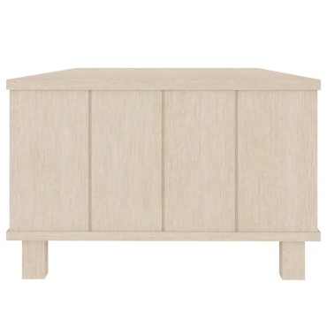 vidaXL Τραπεζάκι Σαλονιού HAMAR Μελί 100x55x35cm Μασίφ Ξύλο Πεύκου 1 τεμ.