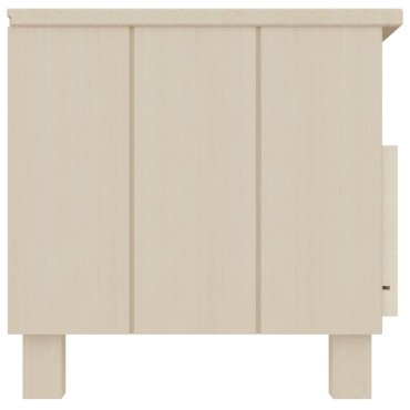 vidaXL Έπιπλο Τηλεόρασης HAMAR Μελί 106x40x40cm Μασίφ Ξύλο Πεύκου